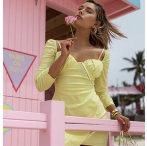 Majorelle yellow micha dress